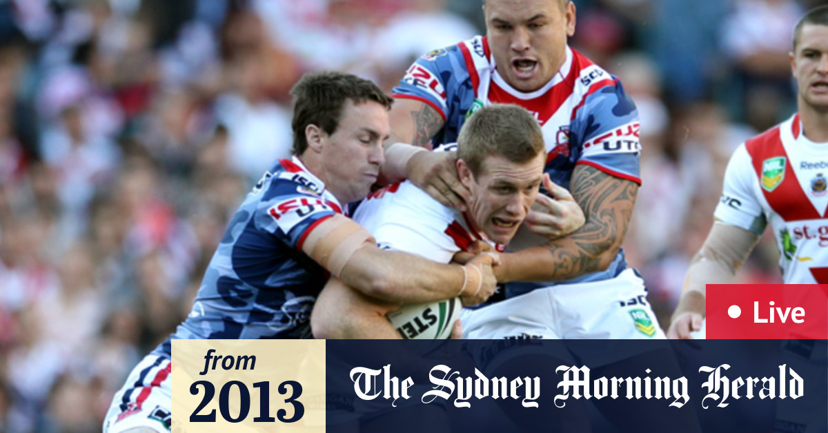 Live Sydney Roosters v St Illawarra Dragons